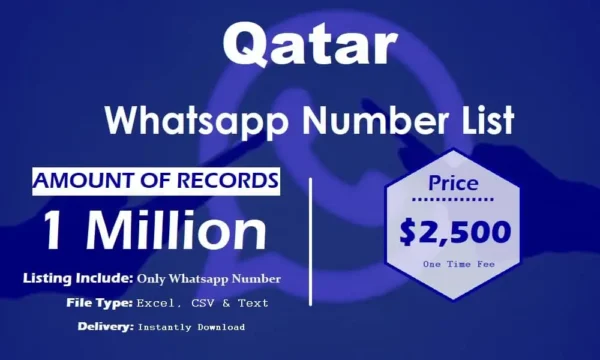 Qatar WhatsApp Data Scraping 5 Million