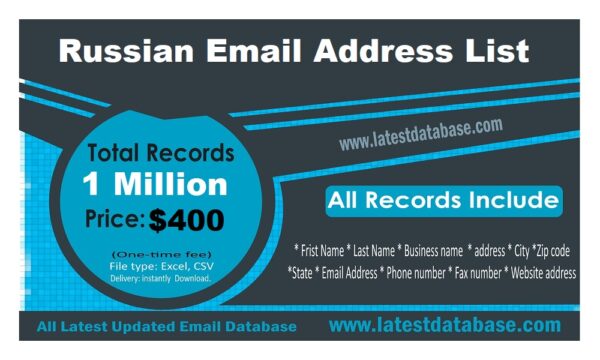 Russian Email Data Scraping