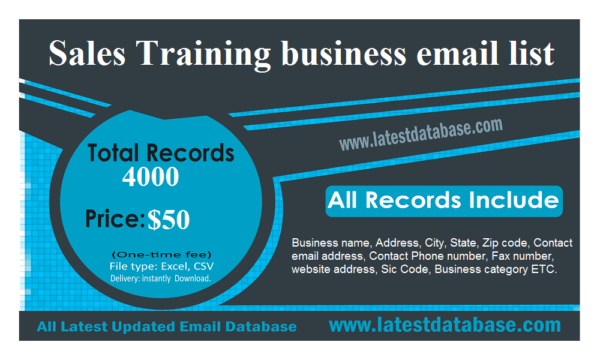 Sales Training Email Data Scraping