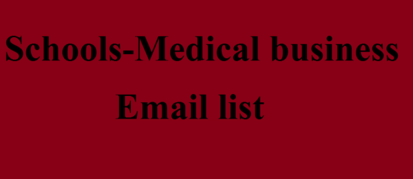 Schools Medical Email Data Scraping