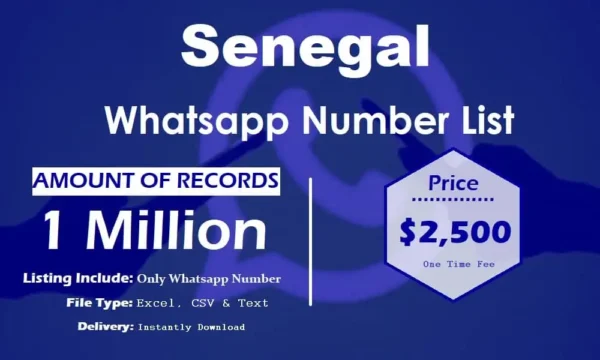 Senegal WhatsApp Data Scraping 3 Million