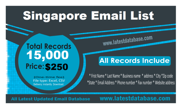 Singapore Email Data Scraping