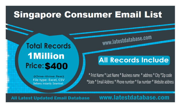 Singapore Email Data Scraping