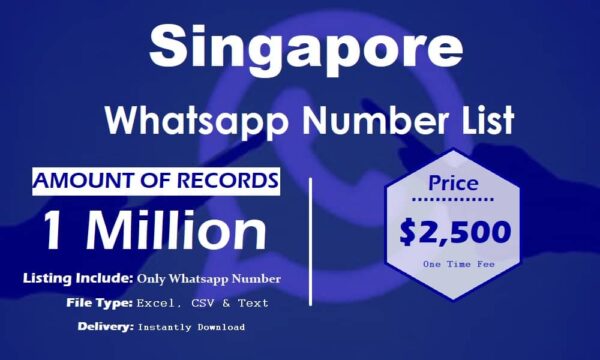 Singapore WhatsApp Data Scraping 1 Million