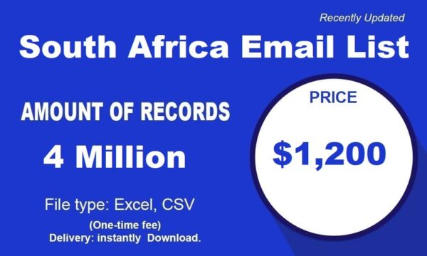 South Africa Email Data Scraping