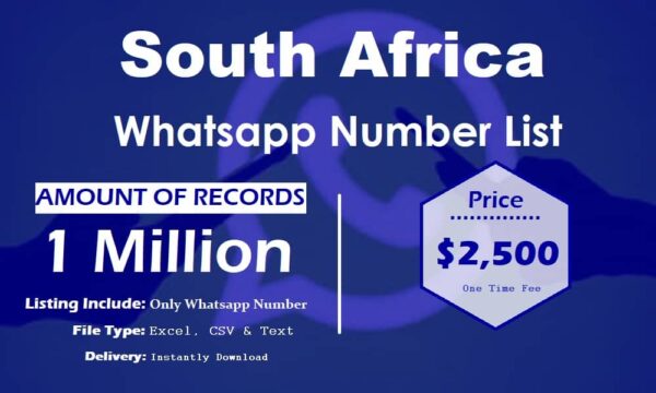 South Africa WhatsApp Data Scraping 1 Million