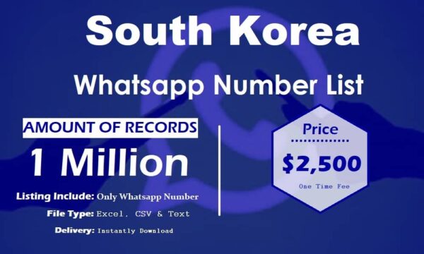 South Korea WhatsApp Data Scraping 1 Million