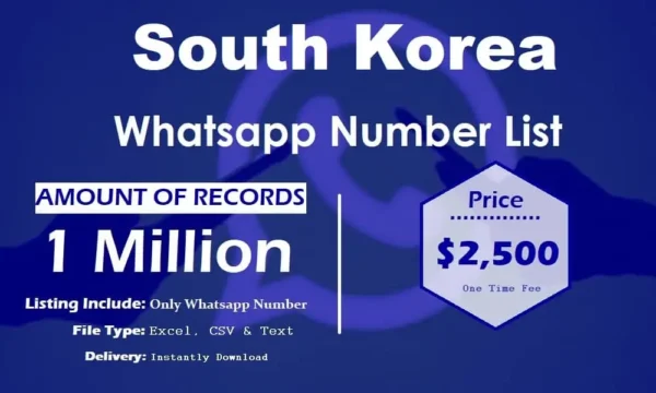 South Korea WhatsApp Data Scraping Trial