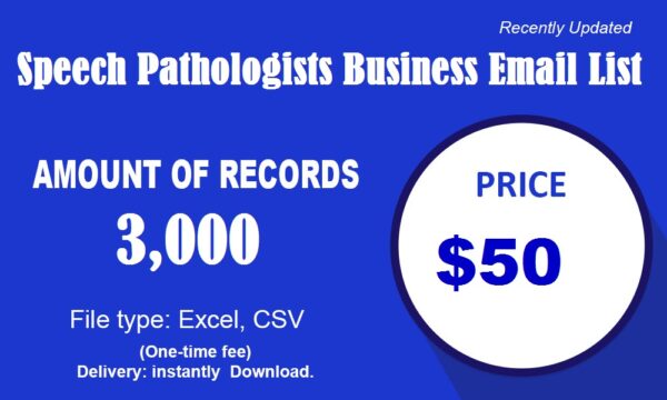 Speech Pathologists Email Data Scraping