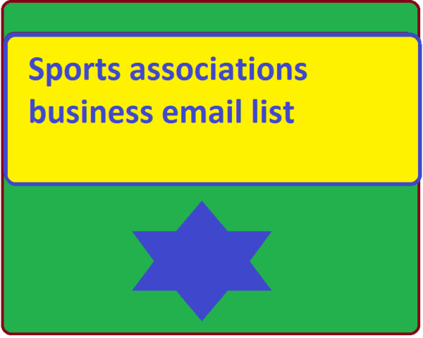 Sports associations Email Data Scraping