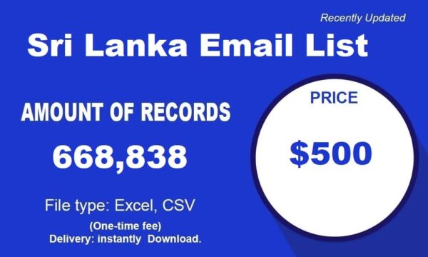 Sri Lanka Email Data Scraping