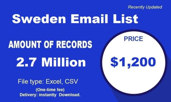 Sweden Email Data Scraping