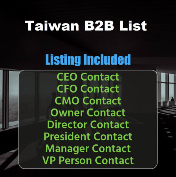 Taiwan B2B List Full