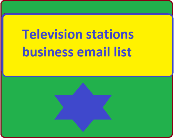 Television stations Email Data Scraping