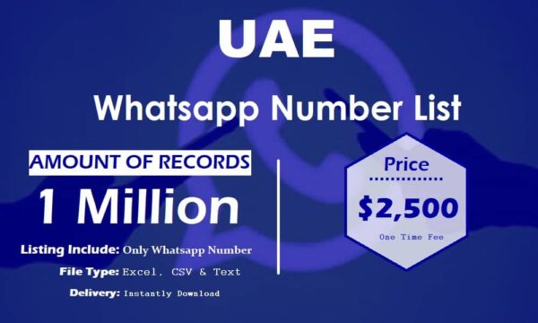 UAE WhatsApp Data Scraping 1 Million