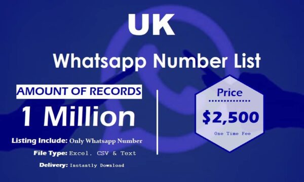 UK WhatsApp Data Scraping 1 Million