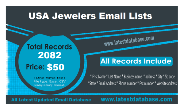 USA Jewellers Email Data Scraping