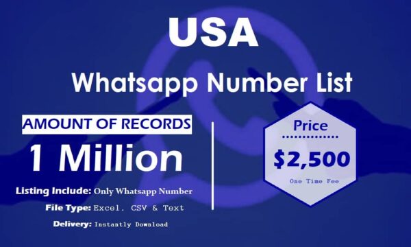 USA WhatsApp Data Scraping 1 Million