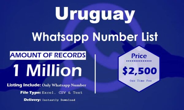 Uruguay WhatsApp Data Scraping 1 Million