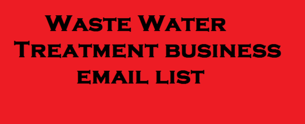 Waste Water Treatment Email Data Scraping